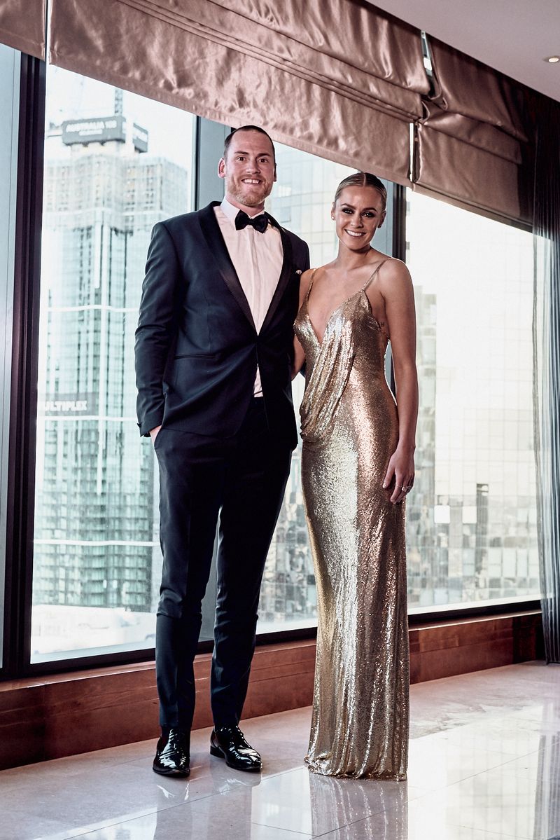 One Day 2018 Brownlow Medal bespoke red carpet gown afl sarah roughead