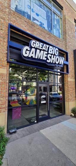  houston store front of Great Big Game Show