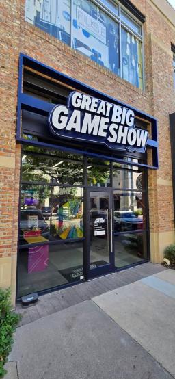 houston store front of Great Big Game Show