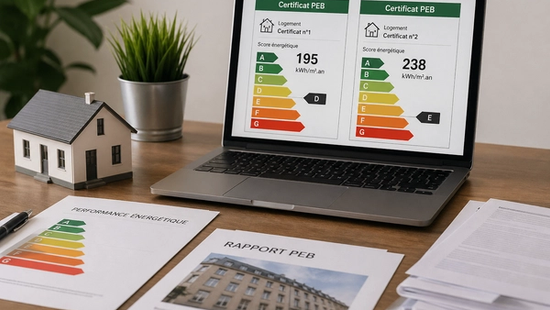 Pourquoi deux certificats PEB pour un même bien peuvent donner des résultats différents