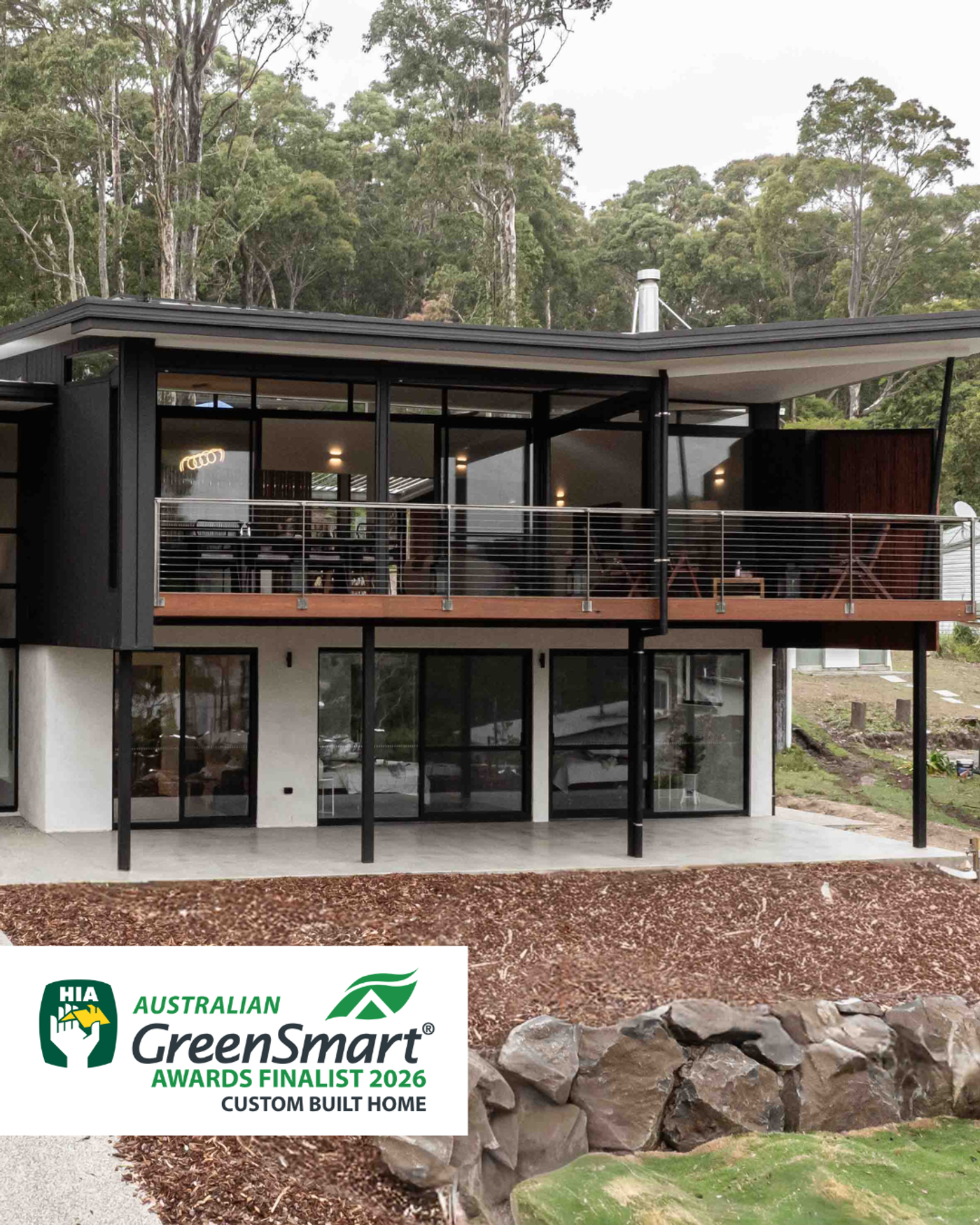 Solstice named a finalist in the Custom Built Home category at the 2026 HIA Australian GreenSmart Awards