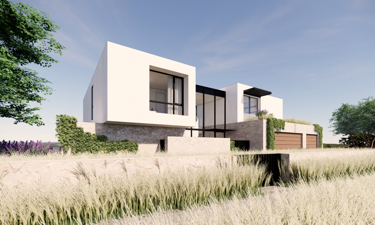 Exterior view rendering from Mt. Holyoke Ave.