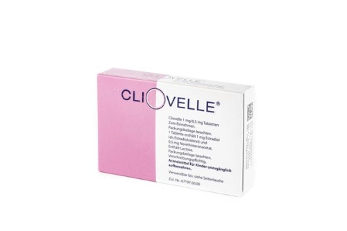 Cliovelle 1 mg/0,5 mg Tabletten Verpackung Rückseite