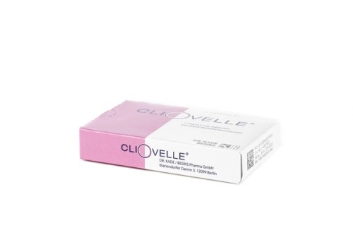 Cliovelle 1 mg/0,5 mg Tabletten Verpackung Oberseite