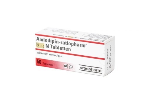 Amlodipin Tabletten Verpackung Vorderseite