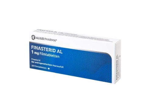 Finasterid AL 1 mg Filmtabletten Verpackung Vorderseite