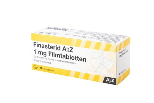 Finasterid AbZ 1 mg Filmtabletten Verpackung Vorderseite