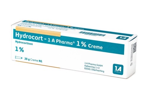 Hydrocort-1A Pharma 1% Creme Verpackung Vorderseite