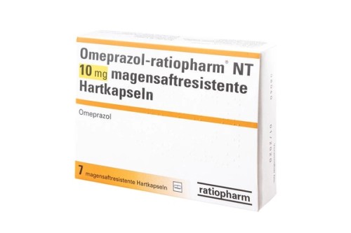 Omeprazol-ratiopharm® NT magensaftresistente Hartkapseln Verpackung Vorderseite