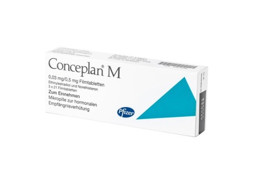 Conceplan M Filmtabletten Verpackung Rückseite