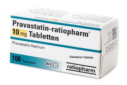 Pravastatin-ratiopharm Tabletten Verpackung back