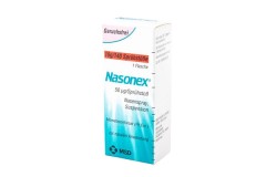 Nasonex 140 Sprühstöße 0,05 mg Nasenspray Verpackung Vorderseite