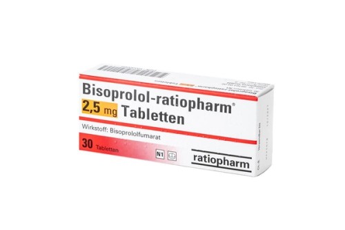 Bisoprolol Tabletten Verpackung Vorderseite