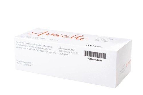 Amicette® 250 Mikrogramm / 35 Mikrogramm Tabletten Verpackung Oberseite