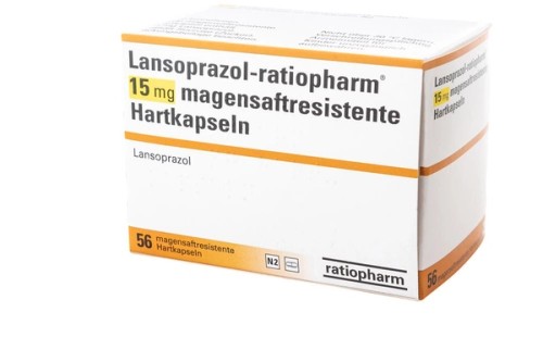Lansoprazol-ratiopharm magensaftresistente Hartkapseln Verpackung Vorderseite