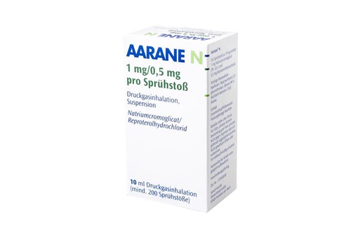 AARANE N 10 ml Dosieraerosol Verpackung Rückseite