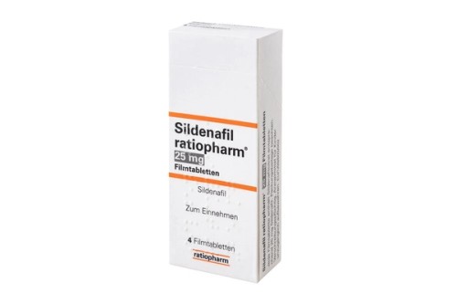 sildenafil 25 mg ratiopharm