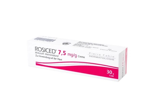 Rosiced 7,5 mg/g Creme Verpackung Vorderseite
