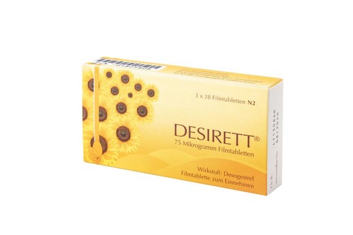 Desirett 75 Mikrogramm Filmtabletten Verpackung Rückseite