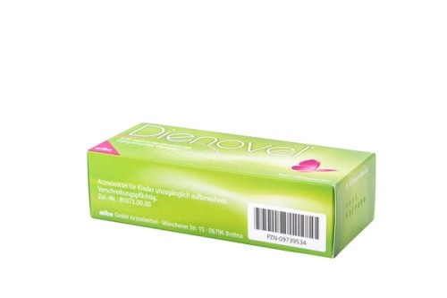 Dienovel 0,03 mg/2,0 mg Filmtabletten Verpackung Oberseite