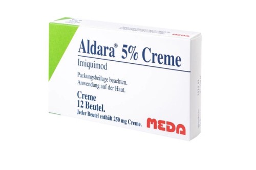 Aldara 5 % Creme Verpackung Vorderseite