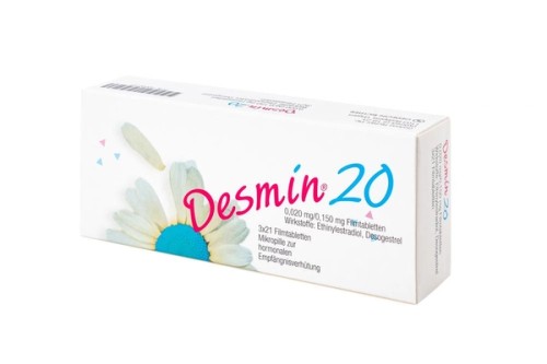 Desmin 20 Filmtabletten Verpackung Rückseite