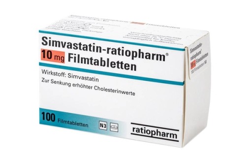 Simvastatin-ratiopharm Filmtabletten Verpackung Vorderseite
