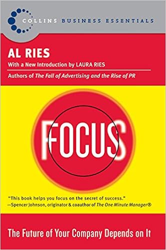 the cover of a book titled focus by al ries .