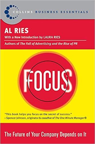 the cover of a book titled focus by al ries .