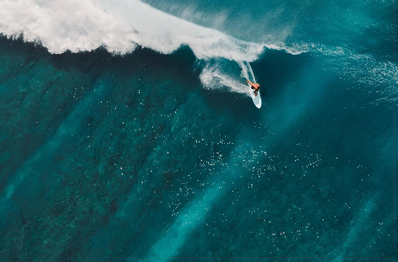 a man with a beard is running in a park .