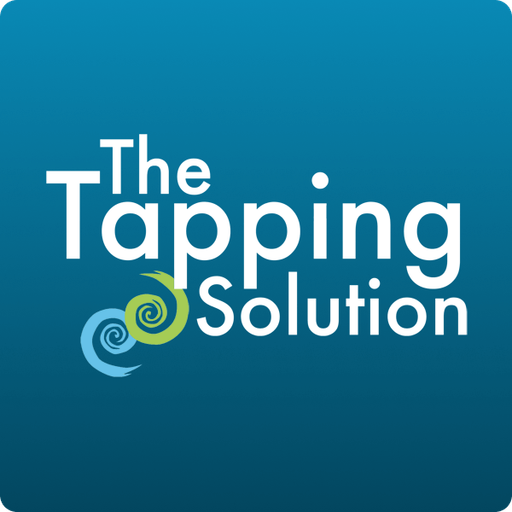 a logo for the tapping solution on a blue background