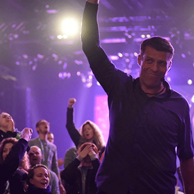 Don’t let your story hold you back image of Tony walking among crowd