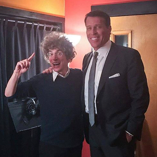 Hedge-fund manager, author, podcaster and entrepreneur James Altucher & Tony Robbins