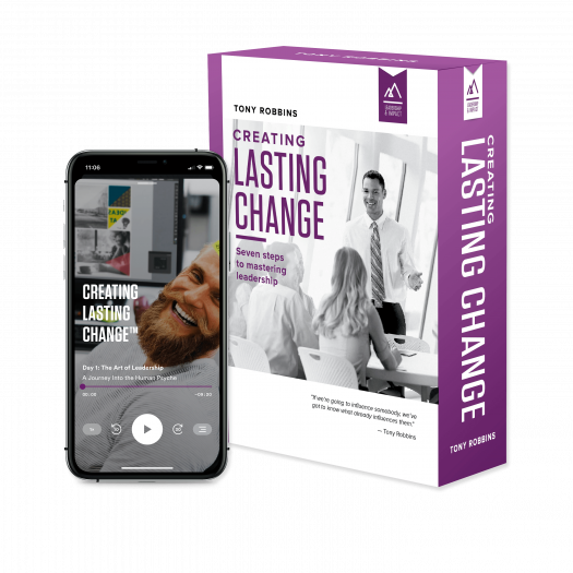 a book called creating lasting change by tony robbins