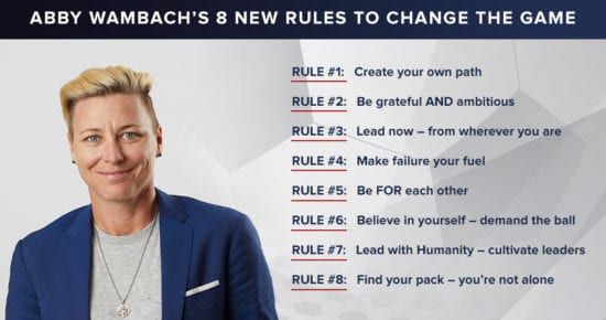 Abby Wambach's 8 Rules to Change the Game