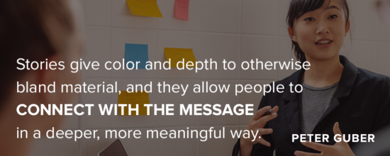 Connect with the power of storytelling