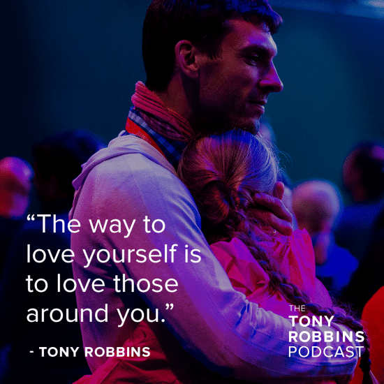 The way to love yourself is to love those around you
