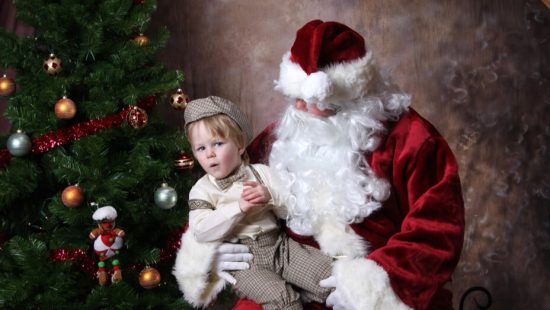 Sit on Santa’s lap at the mall
