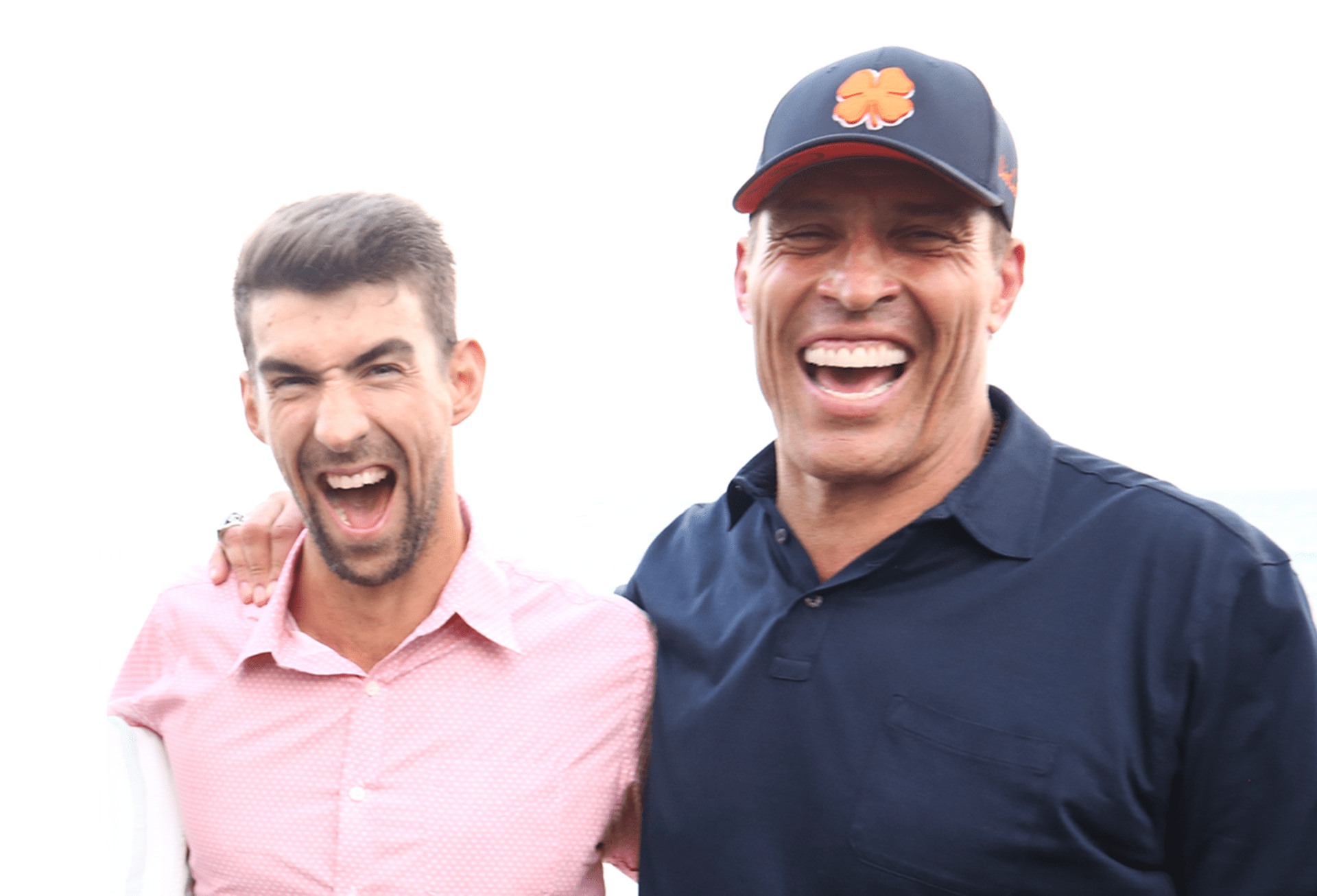 Michael Phelps’ peak performance image with Tony Robbins
