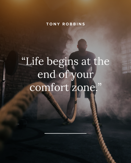 How to leave your comfort zone