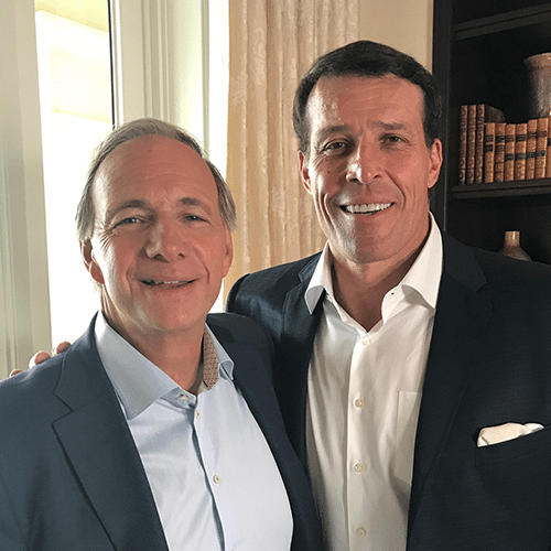 Founder of Bridgewater Associates Ray Dalio & Tony Robbins