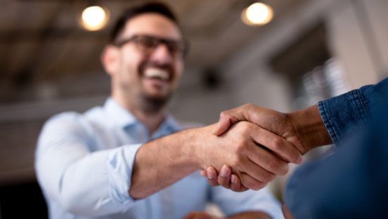 Have a firm handshake