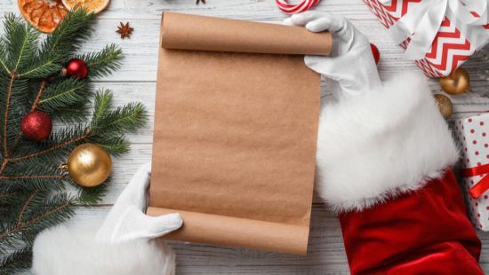 Write letters to Santa