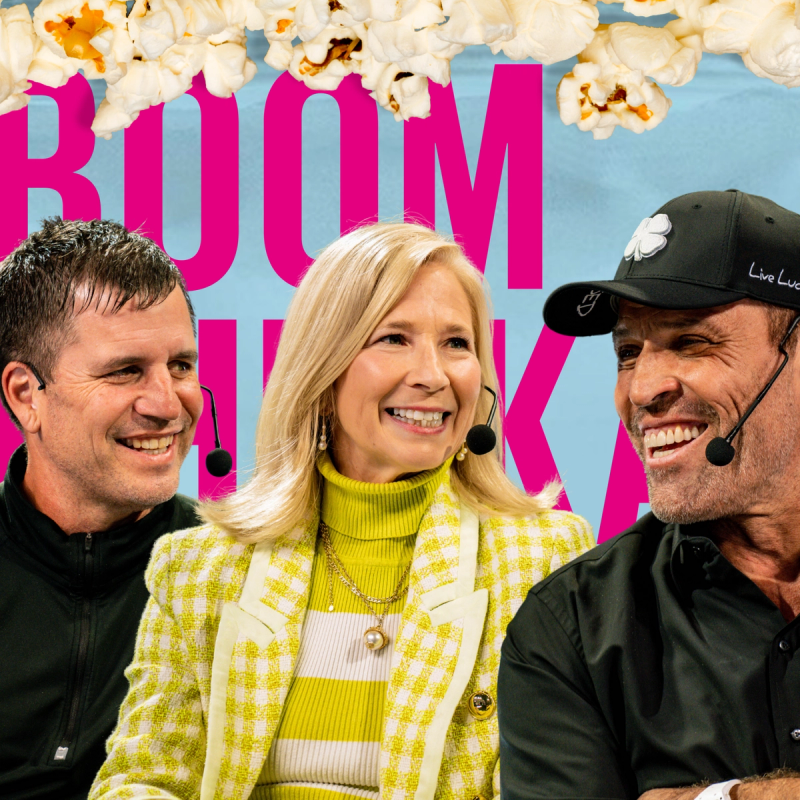 Boom Chicka Mom & Pop! Dan & Angie Bastian and Tony Robbins