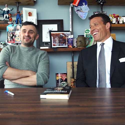 Serial Entrepreneur Gary Vaynerchuk & Tony Robbins 