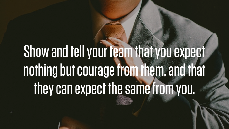 Be an authentic, transparent leader