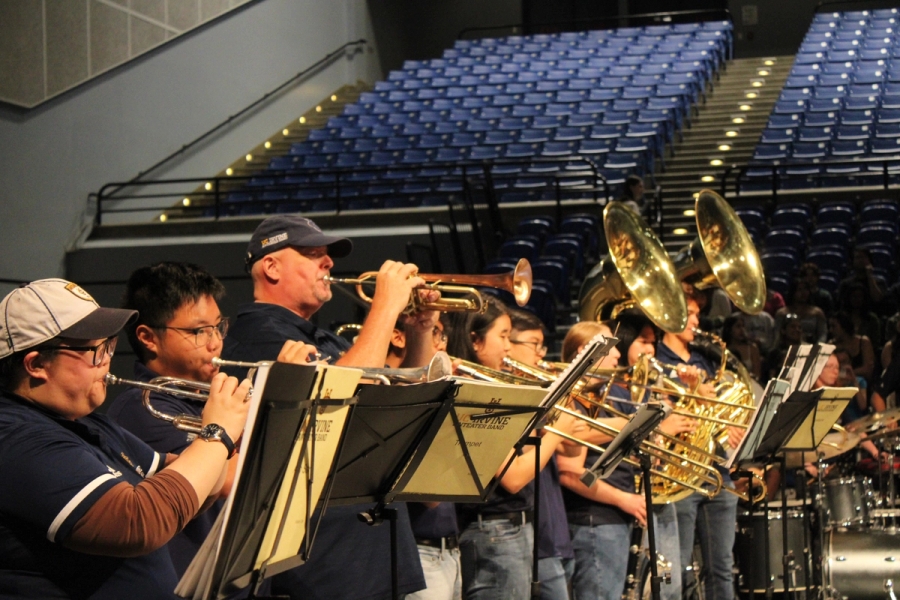 Brass instruments.