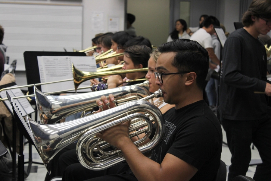 Baritone and trombones.