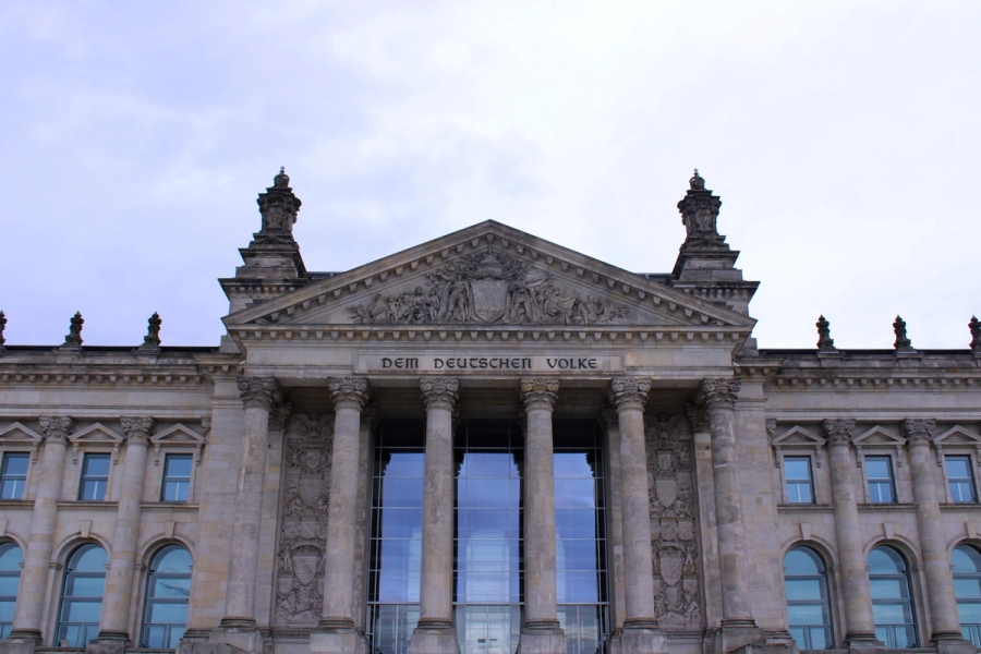Reichstag building.