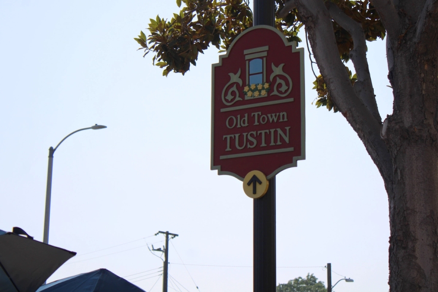 Old Town Tustin sign.